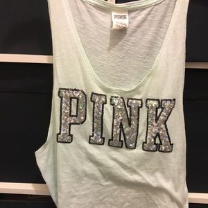 Tank from Pink. Light blue.